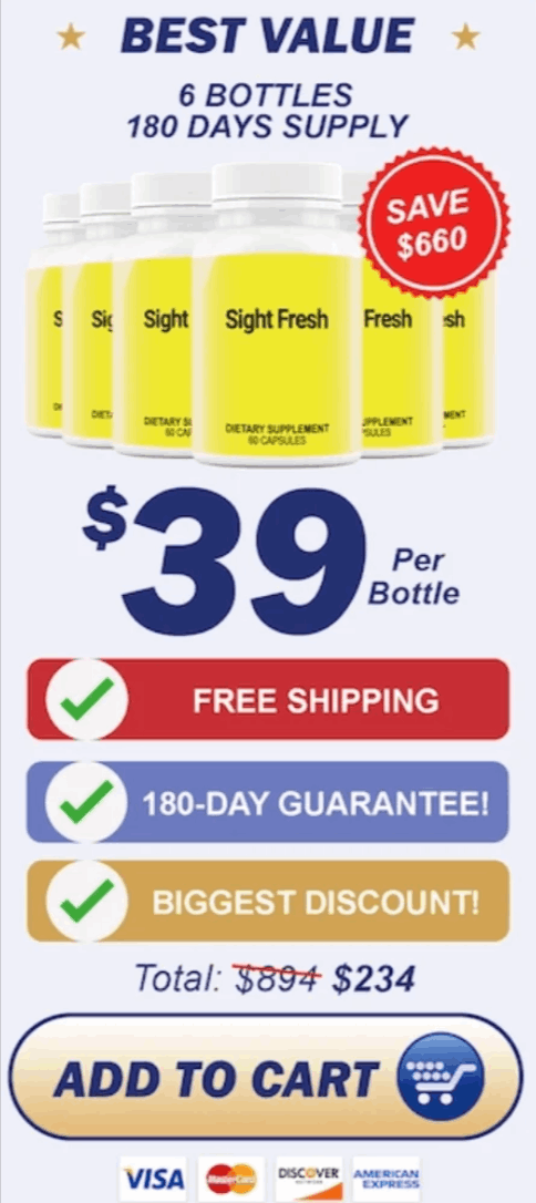 Sight Fresh price 6 bottle